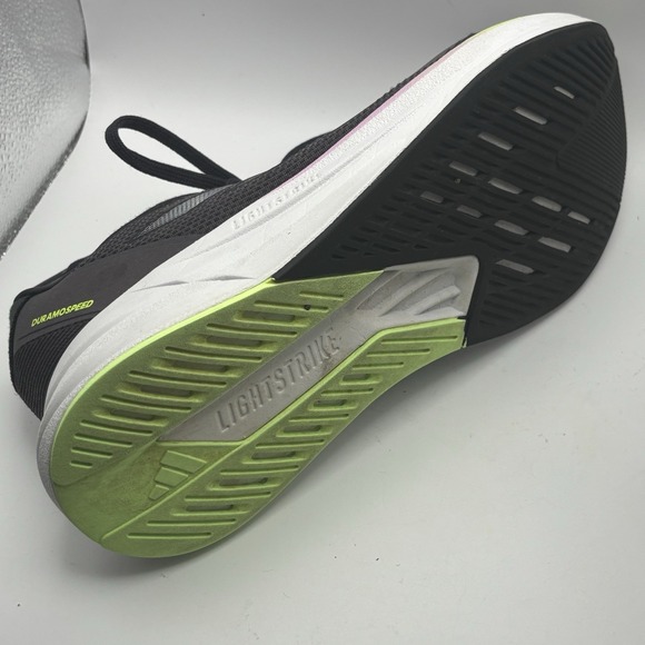 Adidas Duramo Speed Womens 8.5 UK 7 Running Shoes Gym Workout Trainers Black - Picture 9 of 11